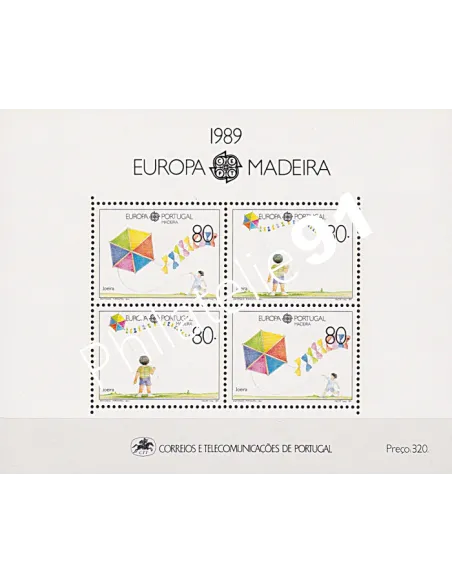 MADÈRe, BF n° 10, EUROPA 1989, Collection timbres Europe