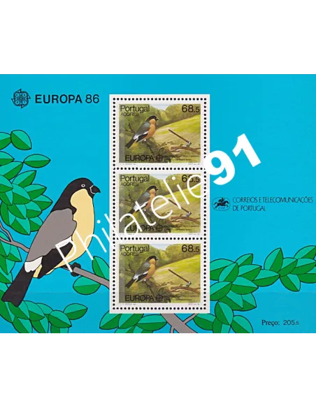 ACORES, BF n° 7, EUROPA 1986, Collection timbres Europe