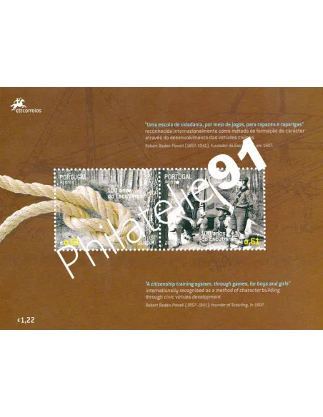 Acores, Bloc n° 33, collection timbres Europe