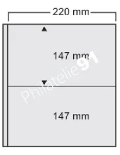 Feuilles Compact A4 - 2 bandes  (paquet de 5) SAFE - Réf. 452