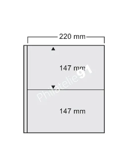 Feuilles Compact A4 - 2 bandes  (paquet de 5) SAFE - Réf. 452