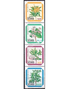 Açores, n° 347 à 350, Bande, collection timbre Europe