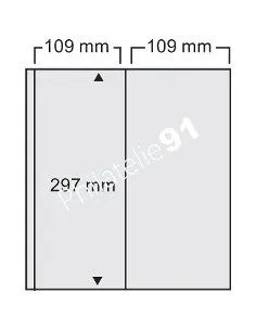 Feuilles Compact A4 - 2 bandes verticales,Matériel philatélique