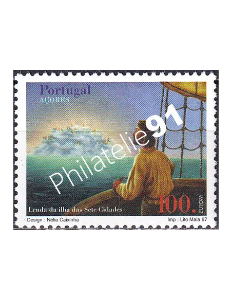 Açores, n° 456, EUROPA 1997, collection timbre Europe