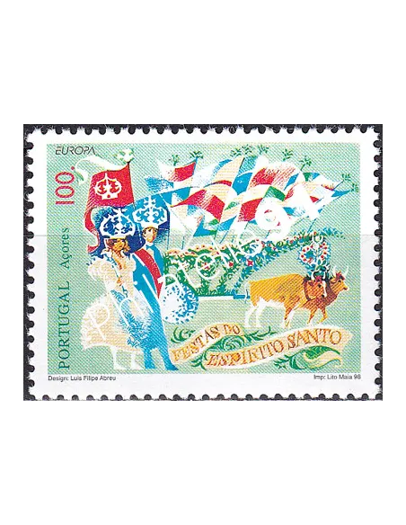 Açores, n° 457, EUROPA 1998, collection timbre Europe