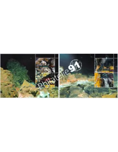 Acores, n° 509 à 512, en 2 Feuilles, collection timbres Europe