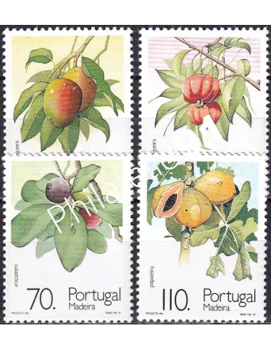 Madère, n° 156 à 159, collection timbre Europe