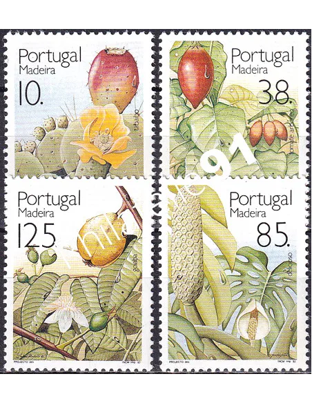 Madère, n° 160 à 163, collection timbre Europe