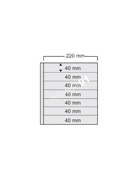 Feuilles Compact A4 - 7 bandes, matériel philatélie