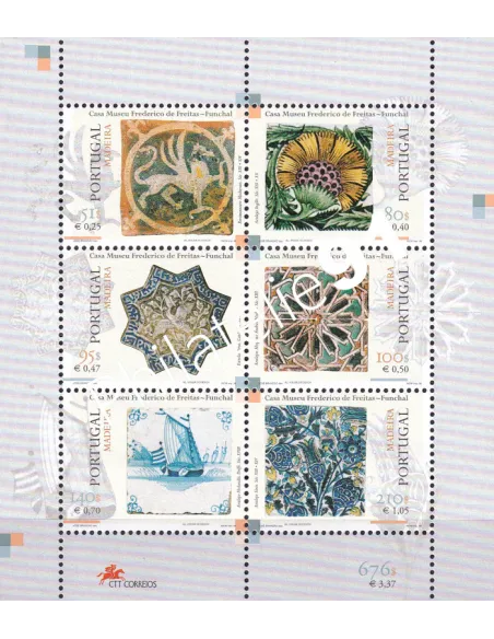 MADERE, BF n° 19, collection timbres Europe
