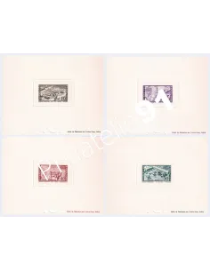 Maroc, PA n° 94 à 97, 4 Épreuves de luxe, collection timbres Colonies Françaises