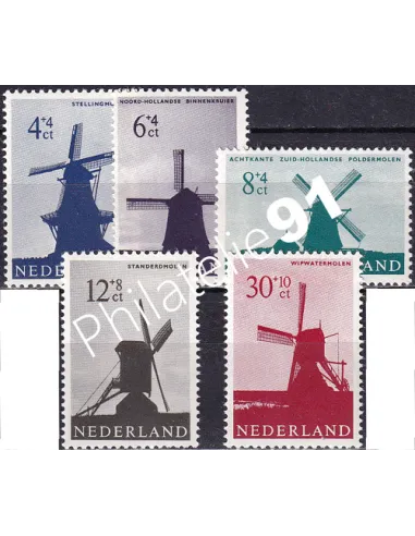 PAYS-BAS, n° 769 à 773, collection timbres Europe