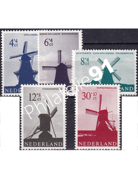 PAYS-BAS, n° 769 à 773, collection timbres Europe