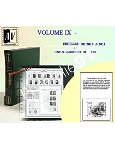 AV - France - Volume  9 - de 2010 à 2012 - Jeu Luxe + Reliure + étui