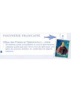 POLYNESIE, Carnet n° 507 Type II, Adhésif, Collection timbres Dom-Tom
