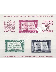 ONU (New-York), BF n° 1, collection timbres des Nations Unies