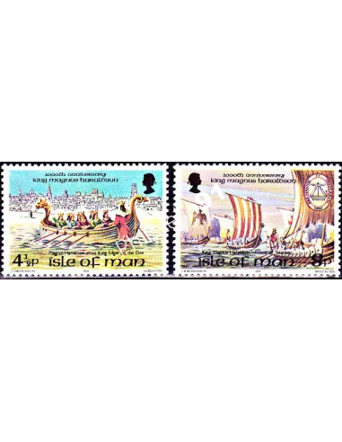 ILE DE MAN - n°   33 à 34 ** - Roi Magnus Haraldson