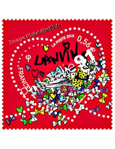 Timbre n° 4431 - Coeur 2010 de Lanvin