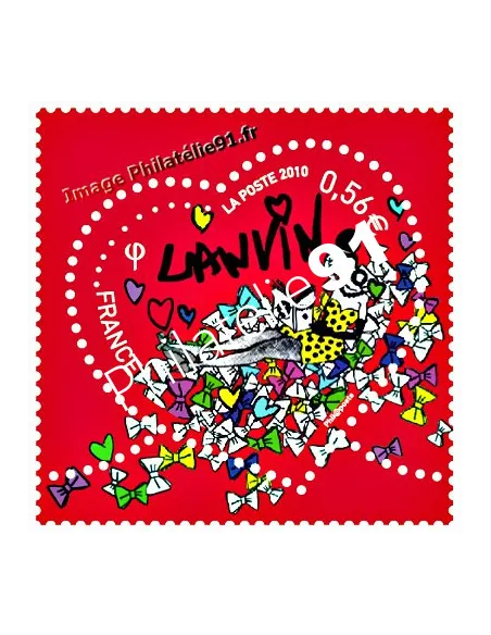 Timbre n° 4431 - Coeur 2010 de Lanvin