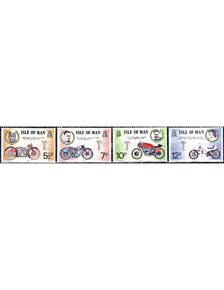 ILE DE MAN - n°   51 à 54 ** - Tourist Trophy - Courses motocyclistes