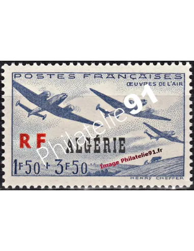 Timbre d'Algérie n° 245 - Avions