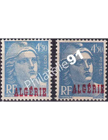 Algérie, Variété sur timbre n° 239, Timbres colonies Francaises