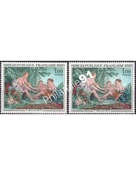 Variété sur timbre n° 1652, collection timbres France