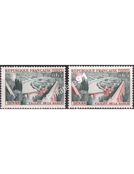 Variété sur timbre n° 1315, collection timbres France
