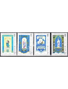 Timbres d'îLE DE MAN n° 81 à 84 - Union des Mères