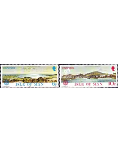ILE DE MAN - n°   88 à 89 ** - Europa 1977. Paysages