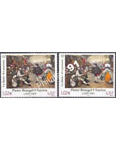 Variété sur n° 3369,Collection timbres France