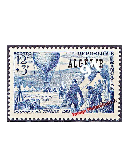 Timbre neuf d'Algérie n° 325 - ballon-poste