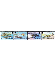 ILE DE MAN - n°  115 à 118 - Royal Air Force