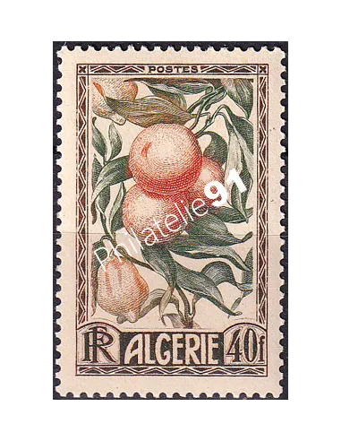 Algérie, n° 281, Timbres colonies Francaises