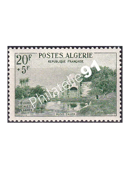 Algérie, n° 347, Timbres colonies Francaises