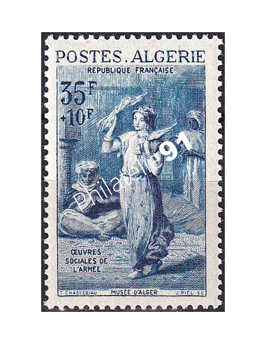 Algérie, n° 348, Timbres colonies Francaises