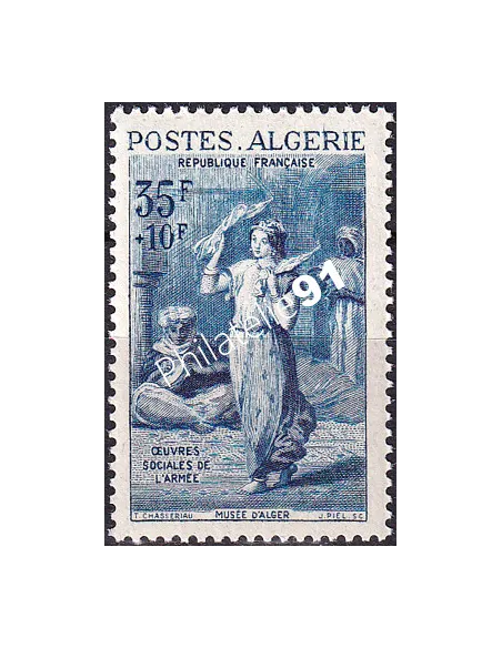Algérie, n° 348, Timbres colonies Francaises