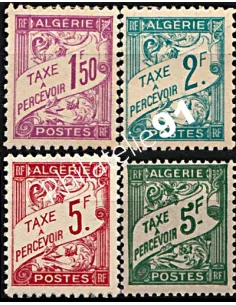 ALGERIE - Timbres-Taxe - n°   29 à 32   ** - Timbres-Taxe - Duval