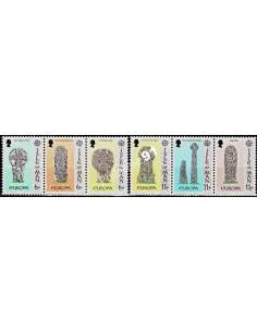 ILE DE MAN - n°  120 à 125 ** - EUROPA 1978  - Monuments