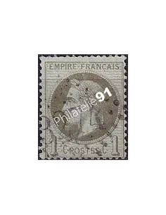n°   25a oblitéré - Type Napoléon III Lauré - Oblitération losange GC "3274" (250422-14)