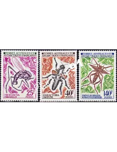 TAAF,n°   40 à 42, Collection timbres DOM TOM