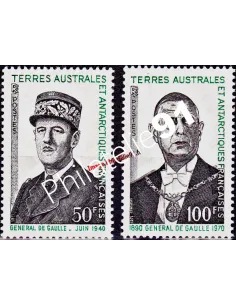 TAAF,n° 46 à 47, Collection timbres DOM TOM