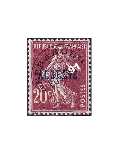 ALGERIE, Préoblitéré n° 5 charnière, Timbres colonies françaises