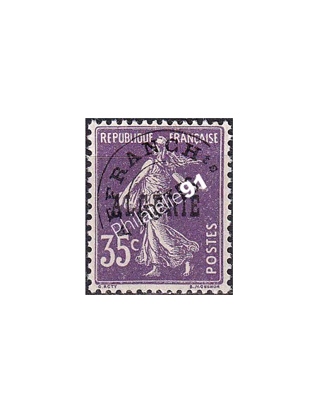 ALGERIE, Préoblitéré n° 7 charnière, Timbres colonies françaises