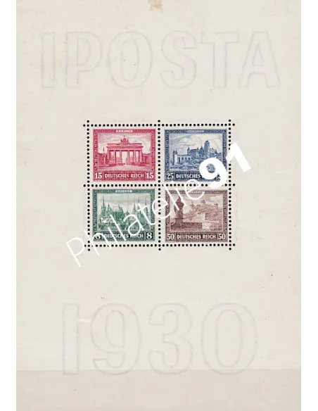 Allemagne, BF n° 1, collection timbres Europe