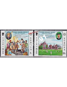 ILE DE MAN - n°  157 à 158 - Europa ** - 1980 - Personnages célèbres