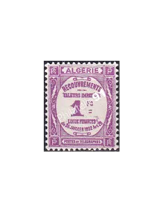 ALGERIE, Timbre-Taxe n° 19 charnière, Timbres colonies françaises