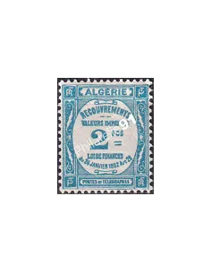 ALGERIE, Timbre-Taxe n° 20 charnière, Timbres colonies françaises