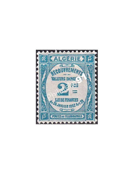 ALGERIE, Timbre-Taxe n° 20 charnière, Timbres colonies françaises