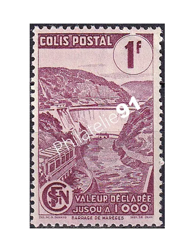 Colis Postaux n° 216A, Collection timbres France